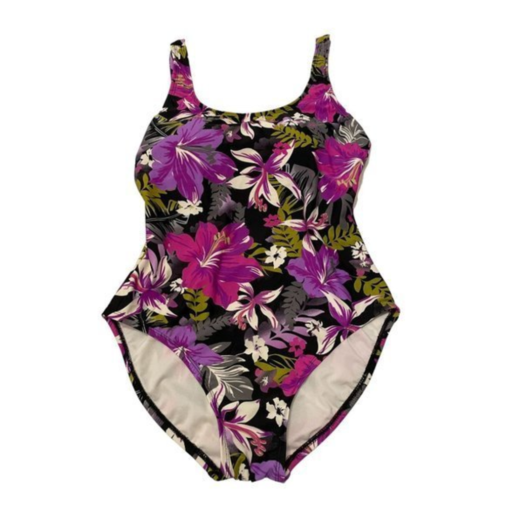 Catalina Floral One‎ Piece Swimsuit SIze Medium
